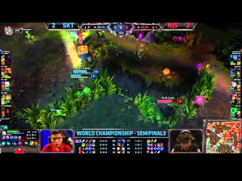 Faker Orianna Huge outplay vs Najin Sword Game 5