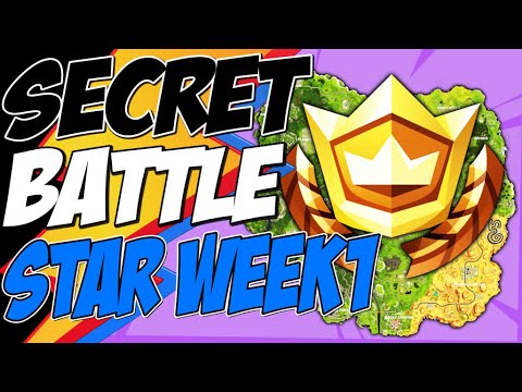 Fortnite SECRET BATTLE STAR WEEK 1 LOCATION SEASON 8 - Secret Loading Screen Discovery Challenges