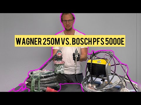 Farbe blasen oder sprühen- Wagner 250M vs. Bosch PFS 5000E - airless vs. airbrush - was ist besser