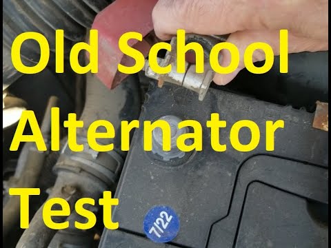 How to Test an Alternator Without a Multimeter (Old School Alternator Test) (Do at Own Risk)