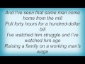 Trace Adkins - Working Man's Wage Lyrics