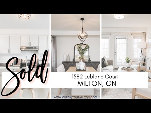Milton Real Estate - 1582 Leblanc Court - SOLD | Milton Homes for Sale