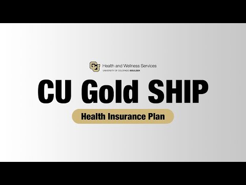 Gold Student Health Insurance Plan | CU Boulder