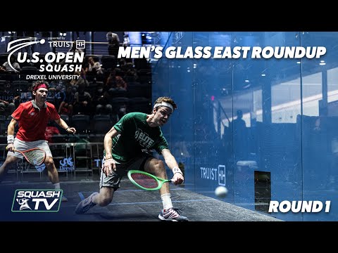 Squash: U.S. Open 2021 - Men's Glass East Roundup - Rd 1