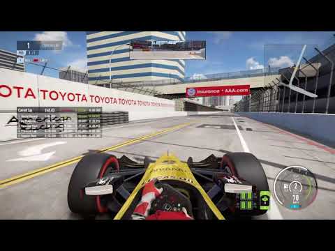 LONG BEACH HOTLAP - IndyCar - Project Cars 2 Gameplay