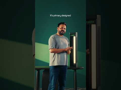 India’s first Bladeless ceiling/standing fan with light