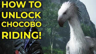 How to Unlock CHOCOBO RIDING in Final Fantasy 16! Full Guide for Chocobo Mount FF16!