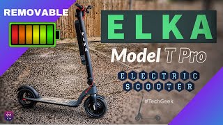 WORLD's FIRST ELECTRIC SCOOTER 🛴 𝐖𝐢𝐭𝐡 𝐚 𝐑𝐞𝐦𝐨𝐯𝐚𝐛𝐥𝐞 𝐁𝐚𝐭𝐭𝐞𝐫𝐲 🔌🔋 - 𝐄𝐋𝐊𝐀 𝐌𝐎𝐃𝐄𝐋 𝐓 𝐏𝐑𝐎..!  👌👍 🛴🛴🛴