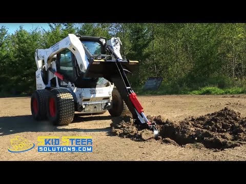 Skid Steer Backhoe Attachment | Eterra E60 Demonstration