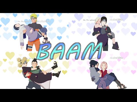 BAAM【NARUTO MMD】*NARUHINA*SASUSAKU*SHIKATEMA*SAIINO