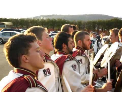 UMass Drumline 2011: You Can't Stop the Beat - In the Lot - Senior Day