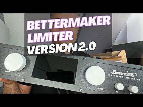 Bettermaker Mastering Limiter 2.0 // Unboxing & First Impressions