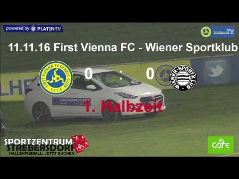 11.11.16 First Vienna FC - Wiener Sportklub - Highlight  (1. Halbzeit / 0:0) am 11.11.2016 18:41