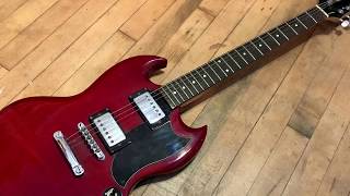 Video thumbnail for Silvertone SG Style Electric Guitar - Made By Samick - Lohn New And Used by Lohn New And Used