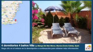 preview picture of video '4 dormitorios 4 baños Villa se Vende en La Manga Del Mar Menor, Murcia (Costa Calida), Spain'