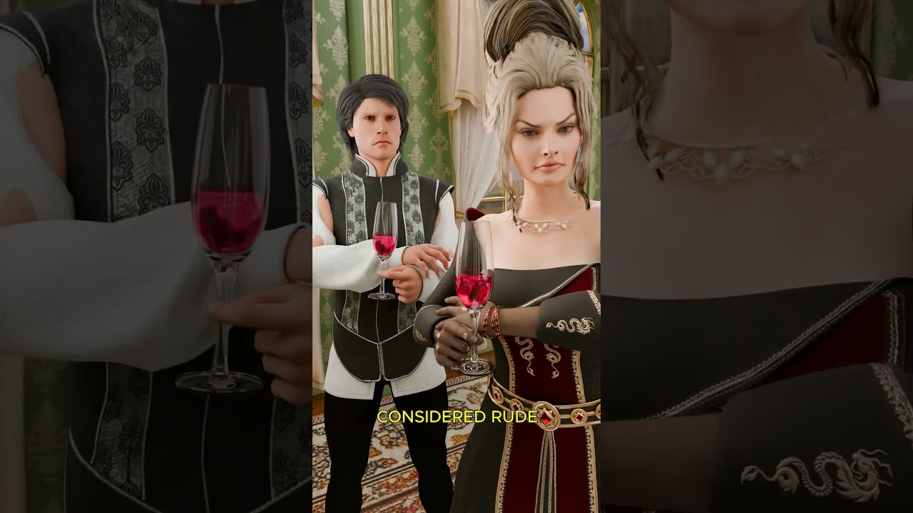 Two Hidden Servants Beneath The Gown 😳