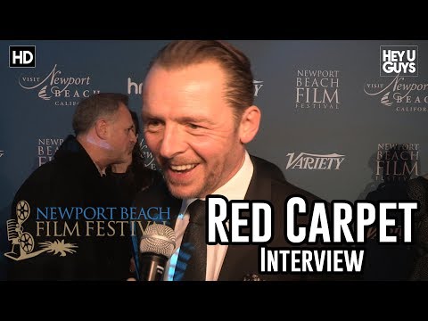 Simon Pegg Red Carpet Interview - Newport Beach Film Festival UK Honours