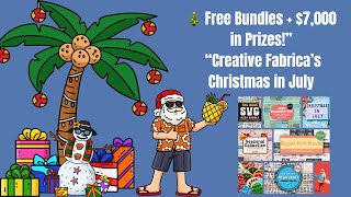🎄 Creative Fabrica Christmas in July – Freebies, Giveaways & HUGE Prizes!