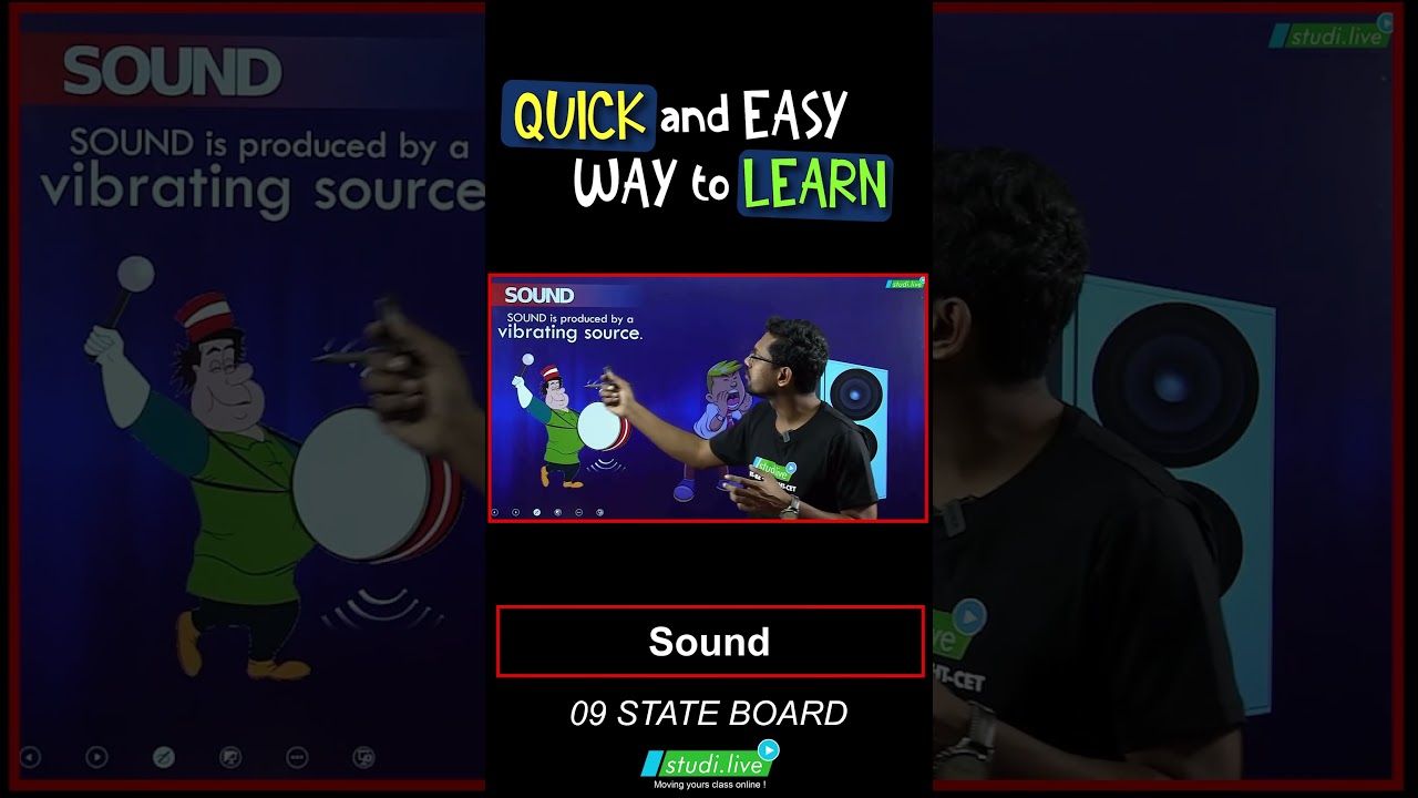 Sound ||  Study of Sound || SSC || Maharashtra Board || Science