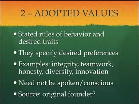 Edgar Schein's model of organisational culture | Organizational Behavior