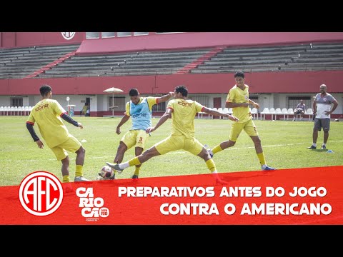 Último treino antes do confronto contra o Americano, pela Copa Rio