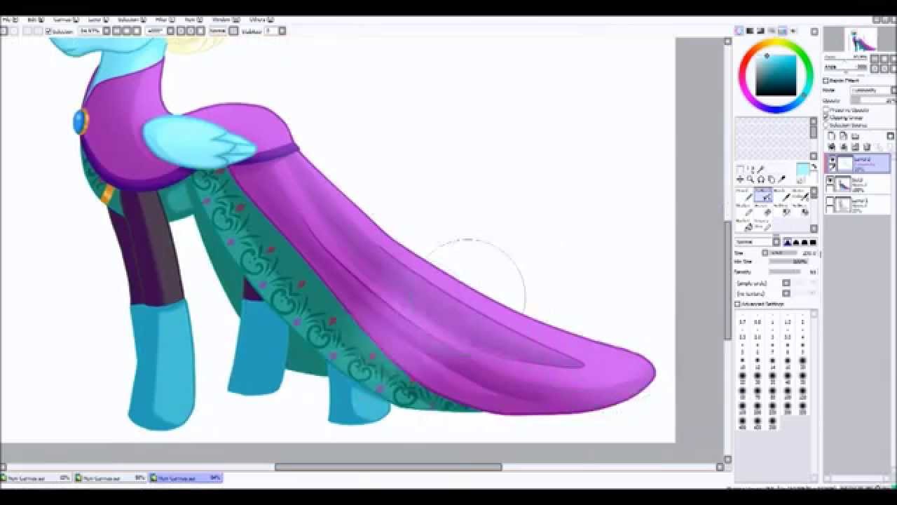 [SPEED PAINT] Elsa's Coronation Dress