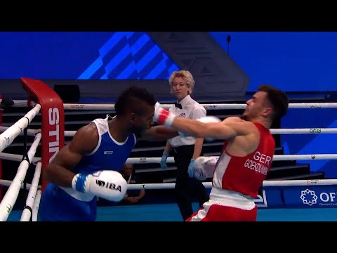 R16 (63.5KG) GOEKDUMAN DEVRIM (GER) vs VIAFARA FORI JOSE MANUEL (COL) | IBA World Championships 2023