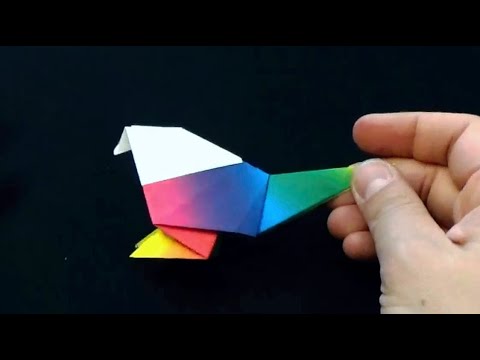 Kreative Ideen #05 - Origami Papagei