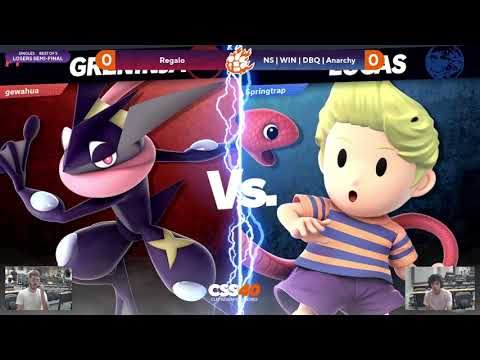 Clemson Smash Series 40 - LS - Anarchy (Greninja) vs. Regalo (Lucas) - SSBU