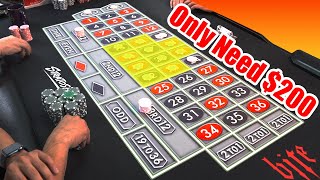 You Can Play All Day Long with $200 (Roulette Strategy)