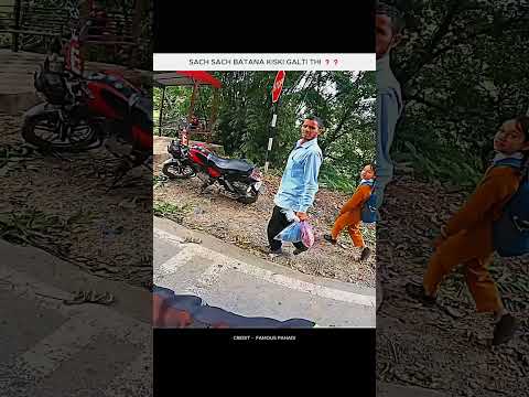 Sach Sach Batana Kiski Galti Thi 💔❓#motovlog #viral #ytshorts #crash #bikecrashing #emotional #reels