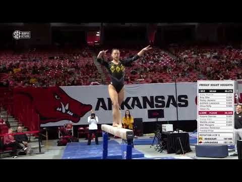 Helen Hu Perfect 10.0 Beam Missouri vs Arkansas 3-14-25