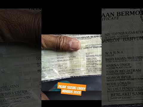 2005 Suzuki Carry Minibus Car Tax #suzuki