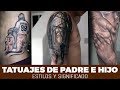 Tatuajes que representan el amor entre un Padre y un Hijo