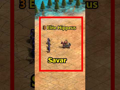 Savar vs (Spartans) 3 Elite Hippeus vs Cataphract Byzantines | AoE2