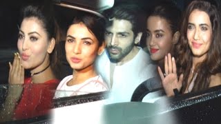 Surveen Chawla, Manish Paul, Rajkummar Rao And Many Others Spotted At Banjo Screening