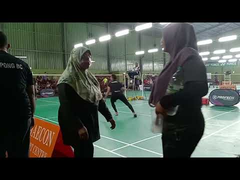 Badminton SBA Tournament Quarter Final Men's Single Open - Shahrul Syazwan Vs Syafiq Sanusi