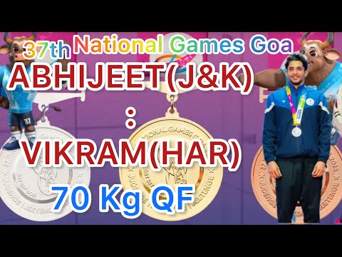 37 National Wushu Games Goa 2023..70 Kg QF 🔴Abhijeet (J&K) V/S 🔵 Vikram (HARYANA)