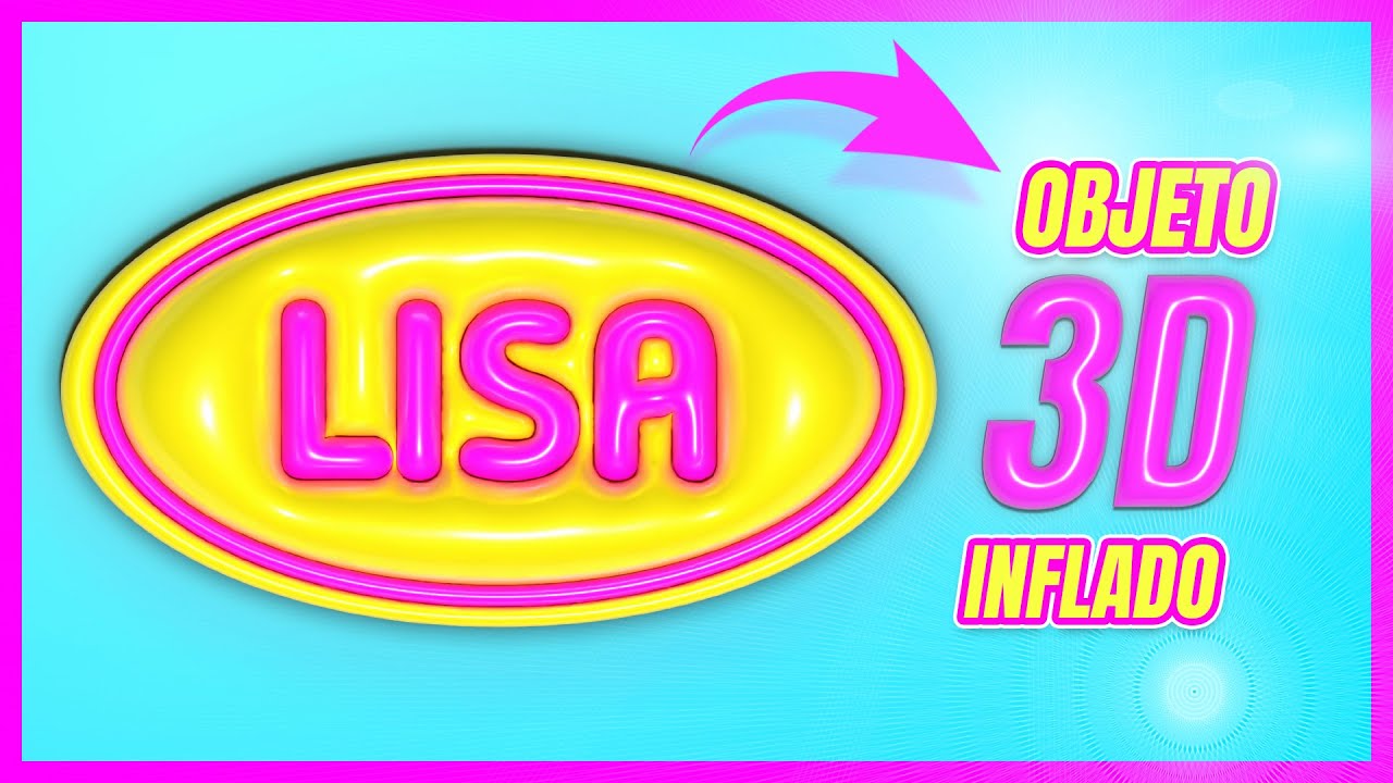 EFEITO 3D INFLAR no ILLUSTRATOR. TUTORIAL PLÁSTICO BRILHOSO com SOMBRA. #adobeillustrator