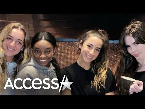 Simone Biles Bonds w/ Aly Raisman & Gymnast Pals After Testimony