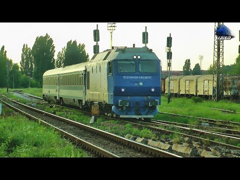 Jimmy 64-1357-4 & IR363-2"Ady Endre" Budapest Keleti-Cluj Napoca in Oradea Est Triaj - 13 July 2018