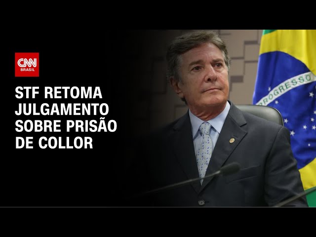 Com maioria formada, STF retoma análise da prisão de Collor nesta segunda (28) | CNN NOVO DIA