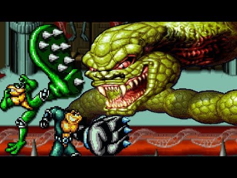 Battletoads (Arcade) All Bosses (No Damage)