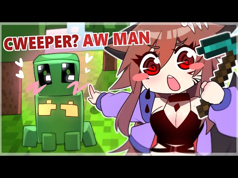 This Vtuber NEVER PLAYED Minecraft before ?? 💀 // [ MINECRAFT ]