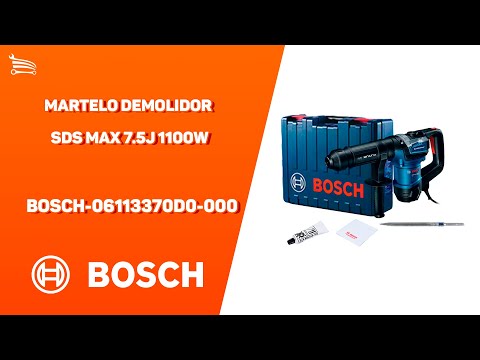 Martelo Demolidor GSH 5 SDS Max 7.5J 1100W  - Video