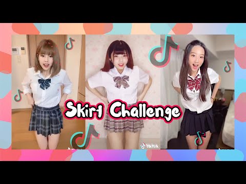 TikTok Japan 日本のティックトック| Skirt Challenge スカートチャレンジ | TikTok Viral Records