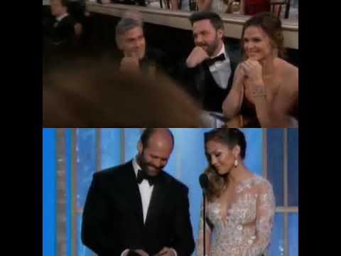 Awkward Moment Ben Affleck and Jennifer Lopez at Golden Globes 2013 😁