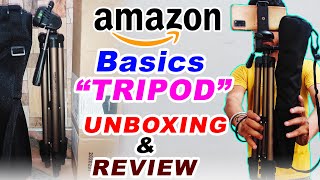 Best Budget Tripod | Amazon Basics 50-Inch Lightweight Tripod with Bag Unboxing & Overview | Rahtalk