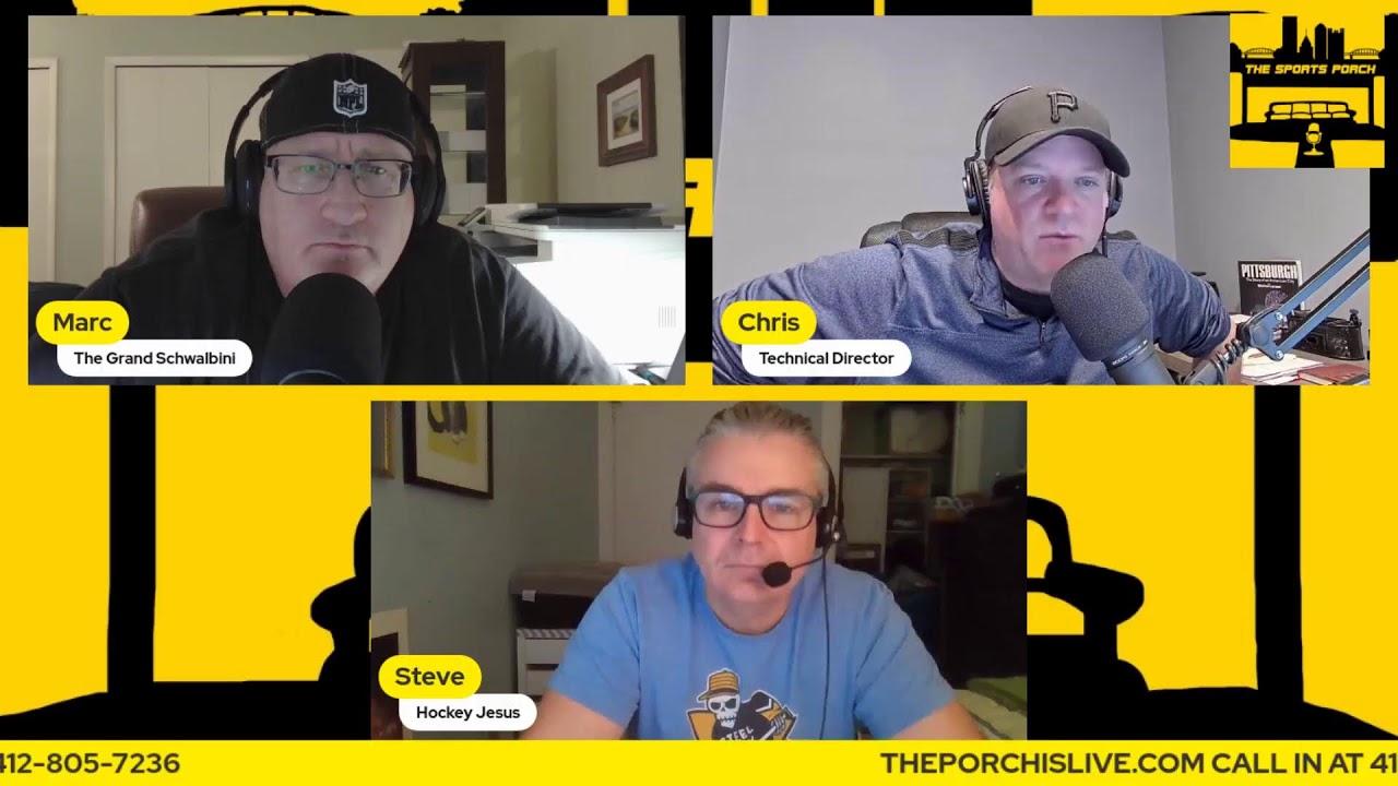 The Porch is LIVE in Pittsburgh - The Steeler's O takes off!