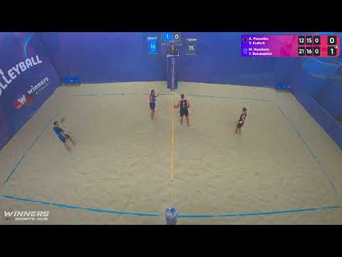 15:10 A. Pasazhin / V. Kushch - M. Horobets / Y. Bohdashkin 12.10.2022 | Winners Beach Volleyball